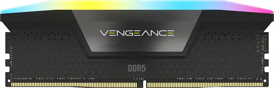CORSAIR VENGEANCE RGB 32GB (2x16GB) DDR5 6000MHz C36 UDIMM Desktop CORSAIR VENGEANCE RGB 32GB (2x16GB) DDR5 6000MHz C36 UDIMM Desktop