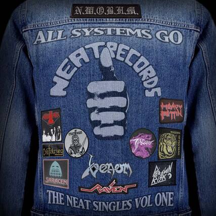 ALL SYSTEMS GO
NEAT RECORDS
THE NEAT SINGLES VOL ONE
- HARRY PETIN
- TYGERS
- CRUCIFIXION
- DHITZKRIEG
- SARACEN
- AERON
- RISK