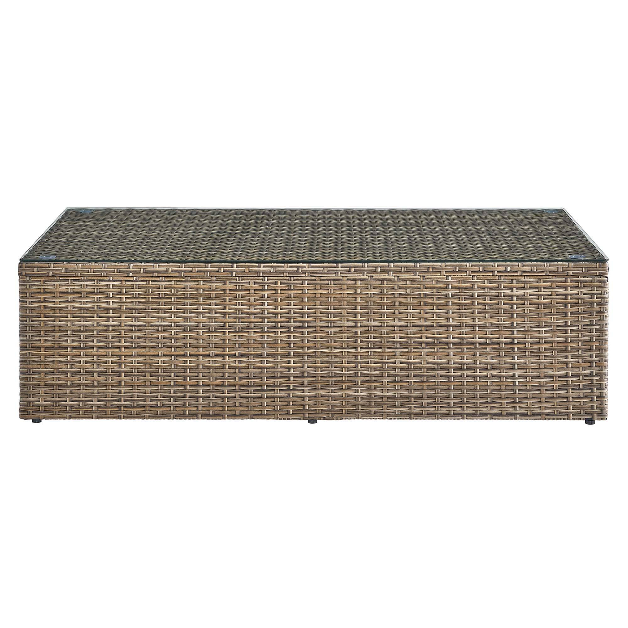Alt View 6. Modway - Convene 4-Piece Outdoor Patio Furniture Set - Cappuccino White.