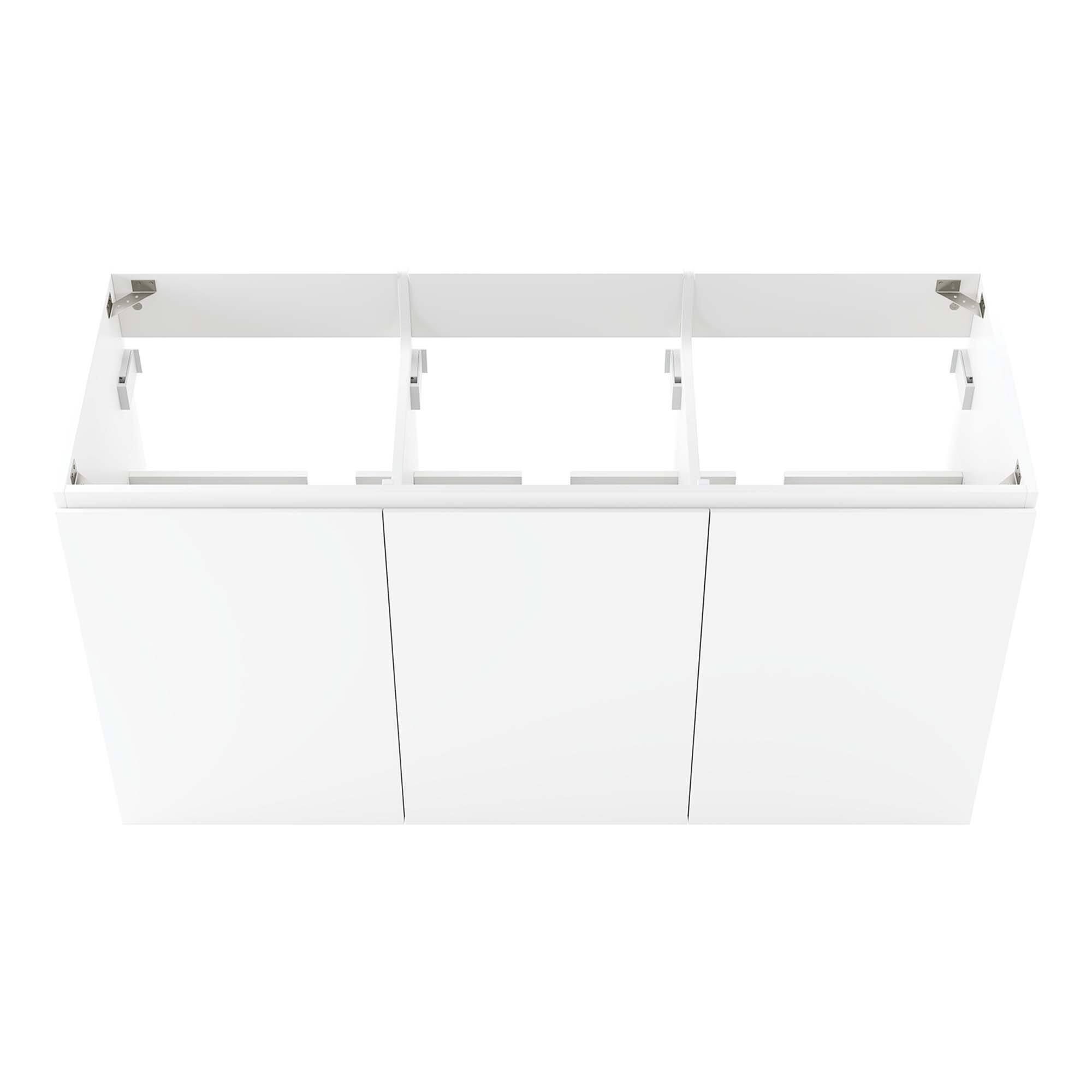 Alt View 5. Modway - Bryn Wall-Mount Bathroom Cabinet Basin Not Included - White.