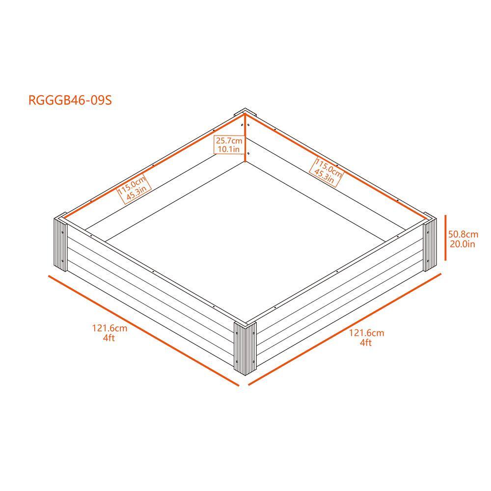 RGGGB46-09S

115.0cm 45.3in  
25.7cm 10.1in  
50.8cm 20.0in  
121.6cm 4ft