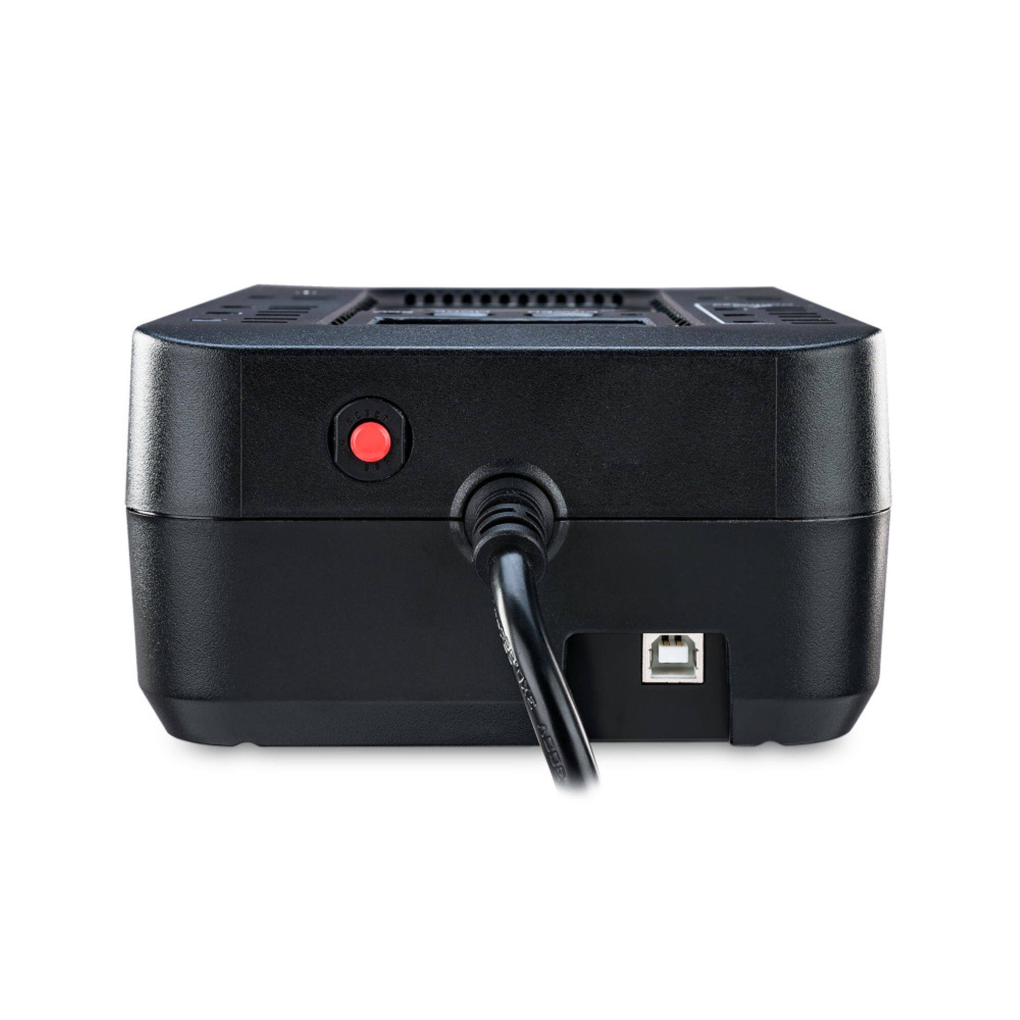 Alt View 4. CyberPower - EC650LCD Ecologic 650VA/390W Energy Efficient LCD Desktop ECO UPS - Black.