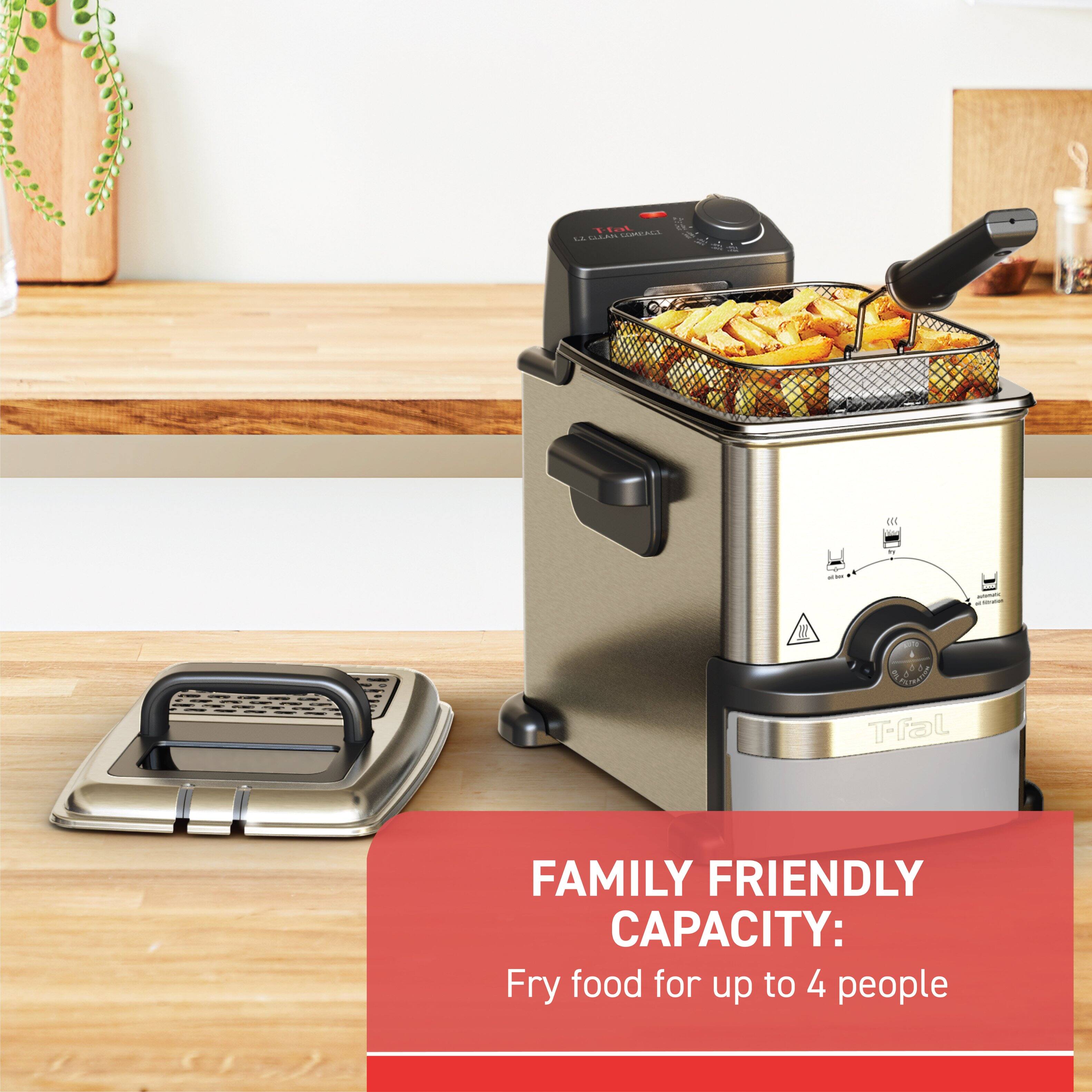 FAMILY FRIENDLY CAPACITY: Fry food for up to 4 people