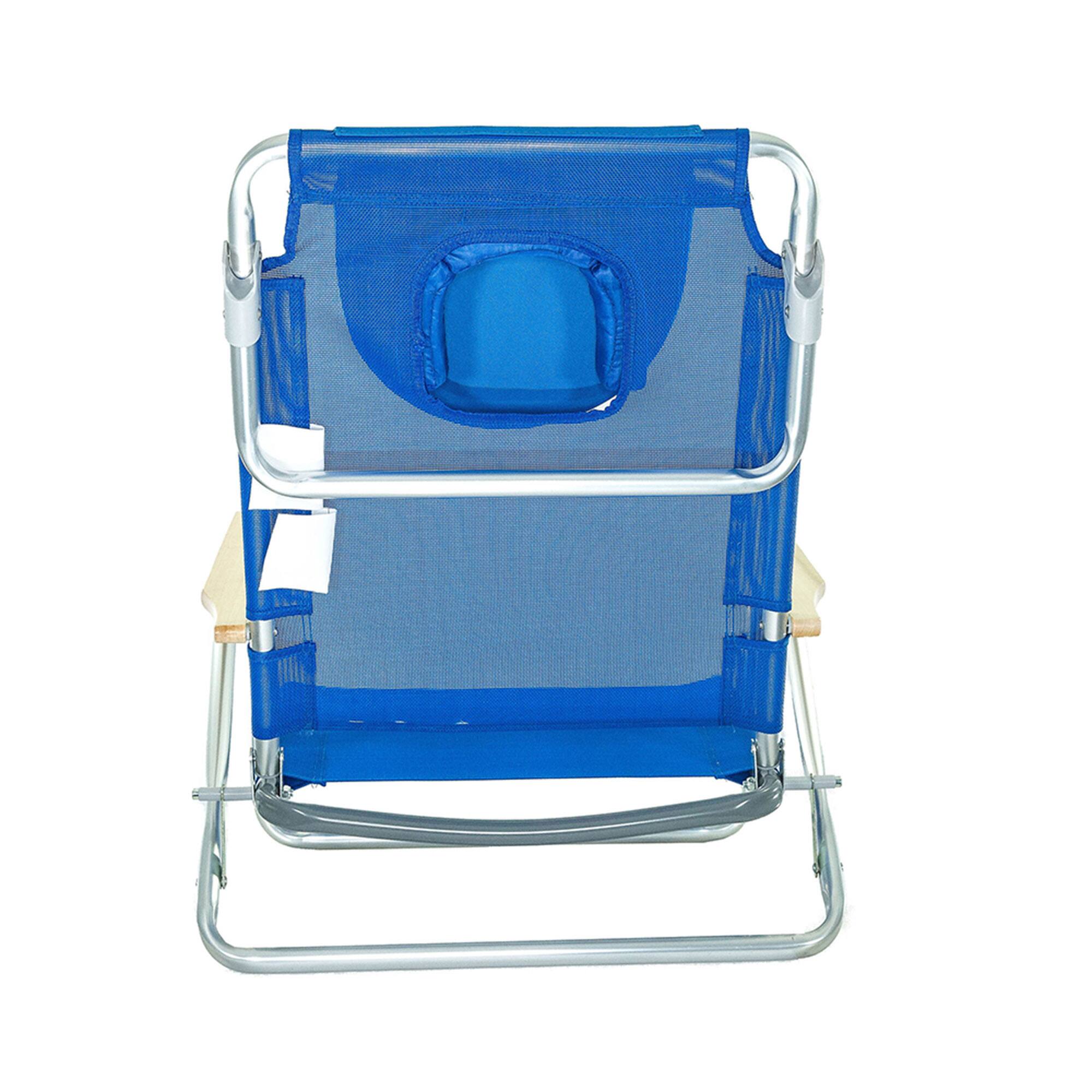 Alt View 8. Ostrich - Ostrich South Beach Sand Chair, Portable Outdoor Camping Pool Recliner, Blue - Blue.
