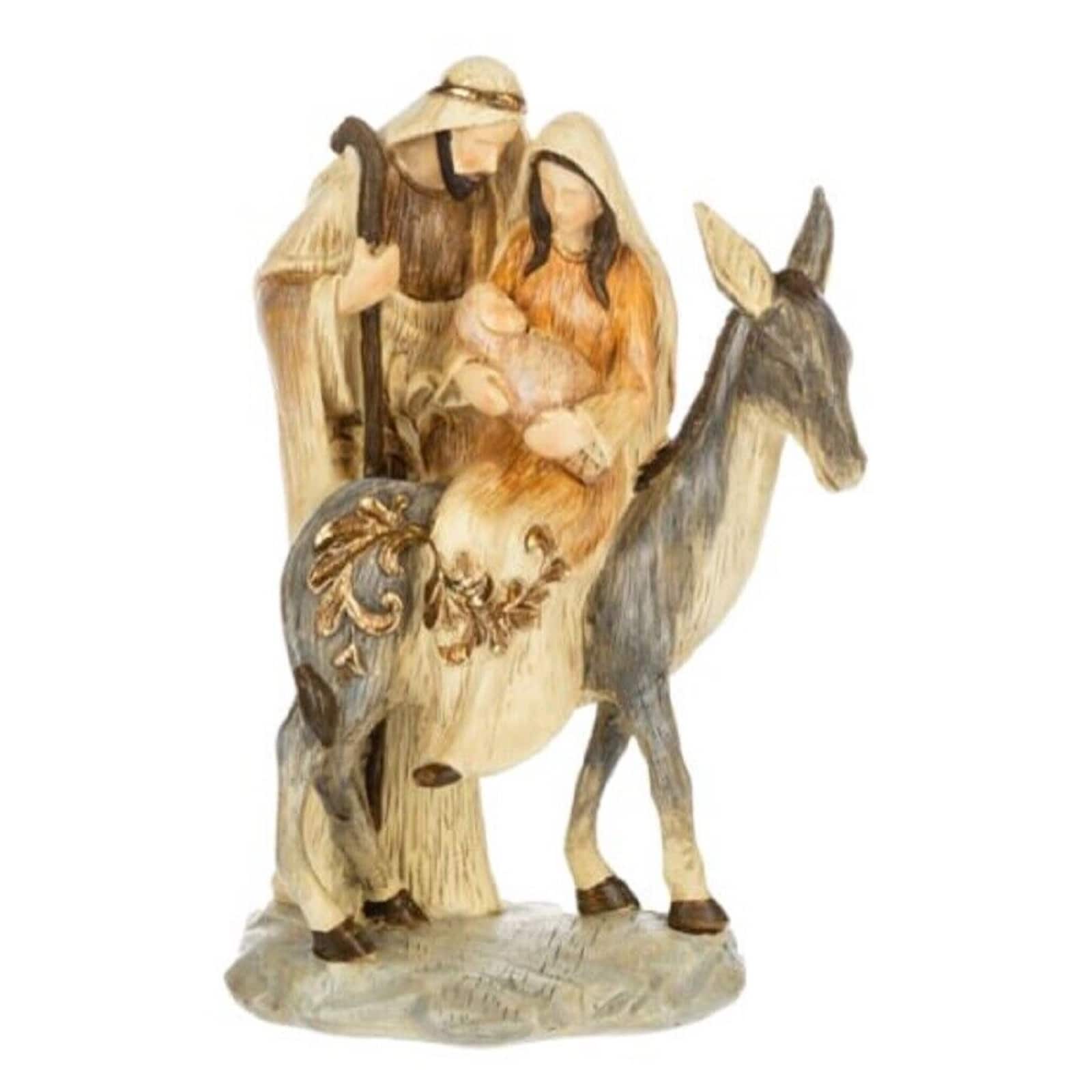 Ganz - Holy Family Christmas Figurine 7.5 Inch - Multicolor