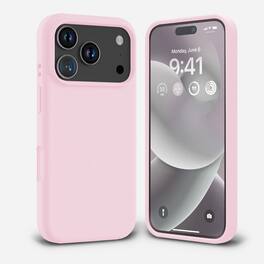 Entronix - Case for iPhone 17 Pro Max - Durable Soft-Touch Silicone - Light Pink