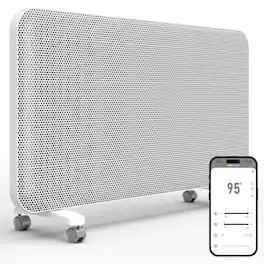 Manastin - Convection Panel Space Heater, Smart WiFi Infrared Heater, 1500W Portable and Wall Heater