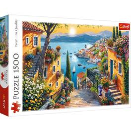 Trefl - Red Seaside View 1500 Piece Puzzle