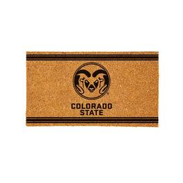 Evergreen Enterprises - Colorado State Rams 28" x 16" Primary Logo Outdoor Coir Entryway Mat - Multicolor