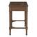 Left. OSP Home Furnishings - Marna Writing Desk with Drawer in Black - Brown Oak.