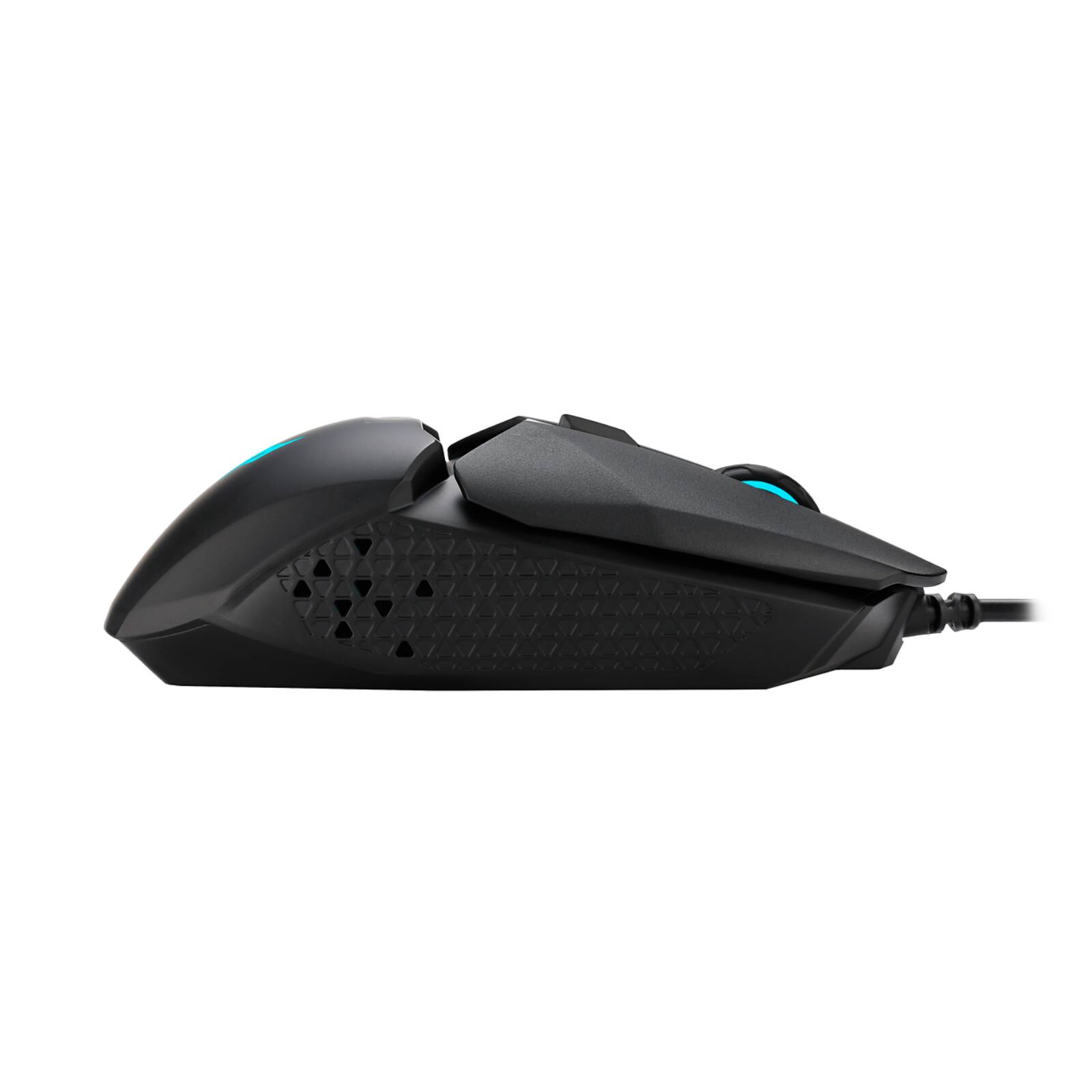 Alt View 1. Acer - Predator Cestus 327 Gaming Mouse with 8000 DPI Sensor 20 Million Click Lifespan 6 Buttons USB Wired Ergonomic - Black.