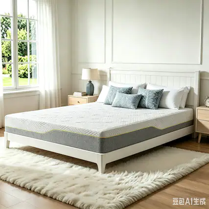Front. Bestier - 12 Inch King Size Gel Memory Foam Mattress, Breathable Design, High-Density Pressure Relief Support - Grey.