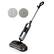 Front. Costway - Costway Steam Mop Electric Cleaner Steamer w/ LED Headlights for Hardwood Floor Cleaning - Black,Grey.