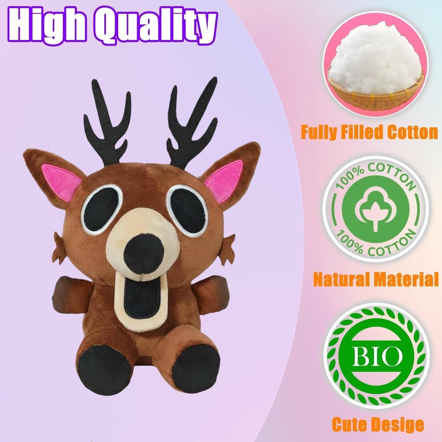 High Quality  
Fully Filled Cotton  
100% COTTON  
100% COTTON  
Natural Material  
BIO  
Cute Design