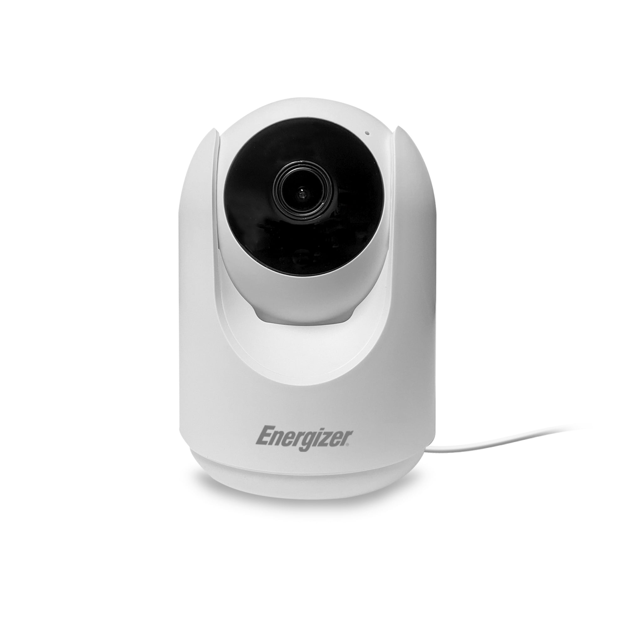 Alt View 1. Energizer - Energizer Smart 1080p Indoor Pan & Tilt Wired White Camera, Motion Tracking, Two-Way Conversation, Night Vision - White.