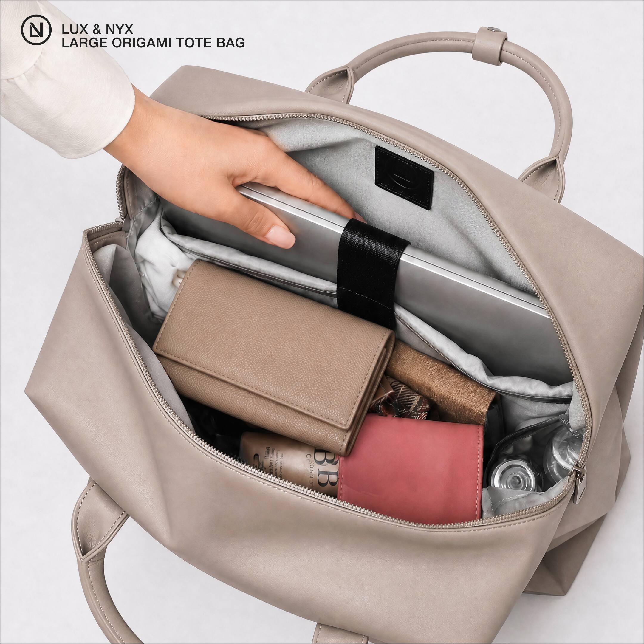 LUX & NYX LARGE ORIGAMI TOTE BAG