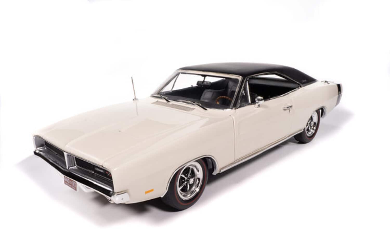 PopMarket - American Muscle 1969 Dodge Charger R/T - W1 White 1/18 Scale Diecast - COLLECTIBLES - Multicolor price history on PriceWatchPro
