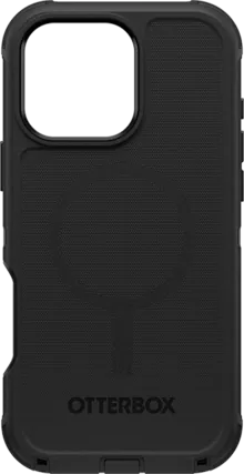 Front. OtterBox - OtterBox Defender Pro Series Case with MagSafe - iPhone 16 Pro Max - Black.