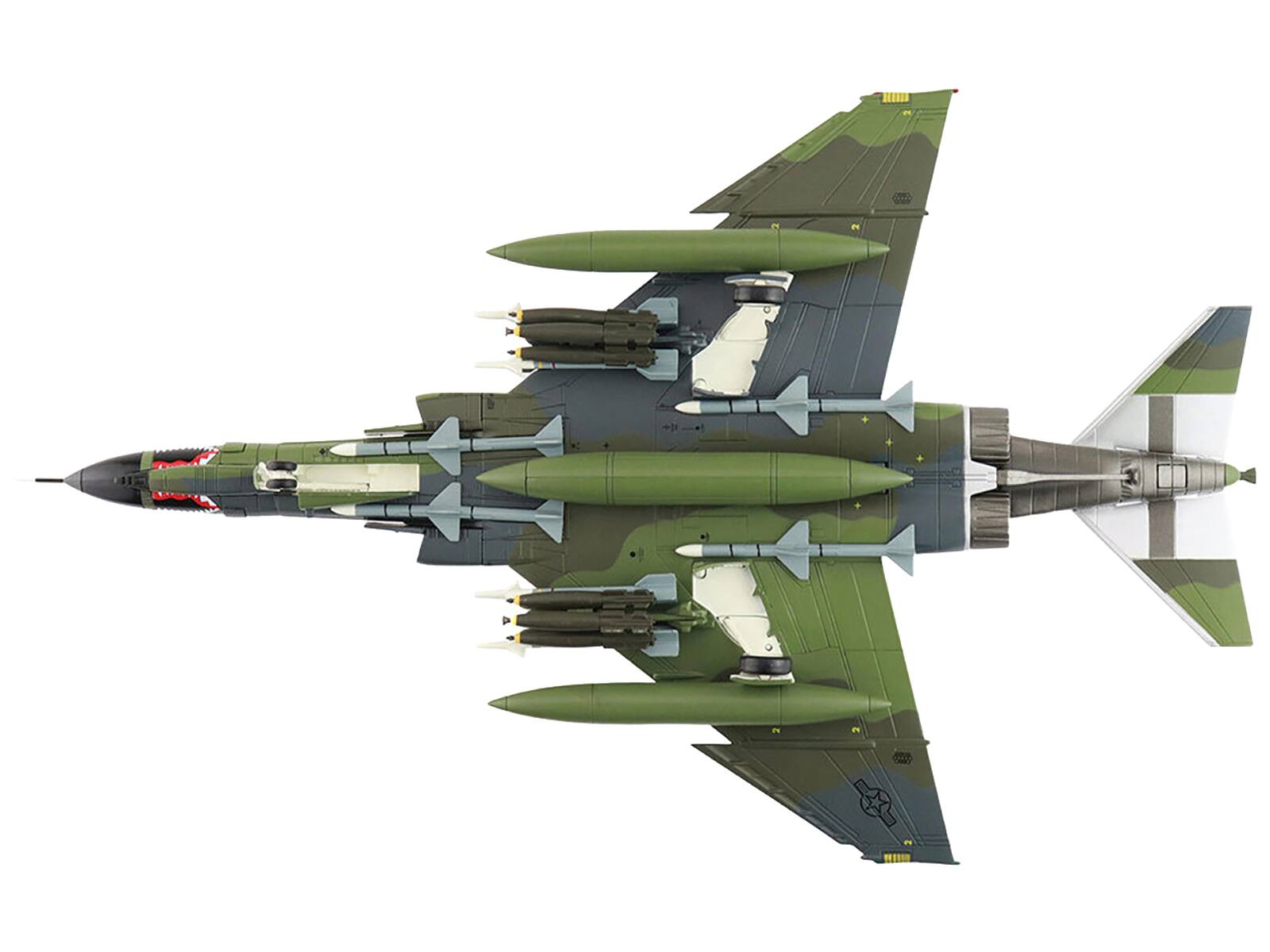 Alt View 1. Hobby Master - McDonnell Douglas F-4E Phantom II "497th Squadron South Korea" 1985 USAF "Air Power Series" 1/72 - Green.