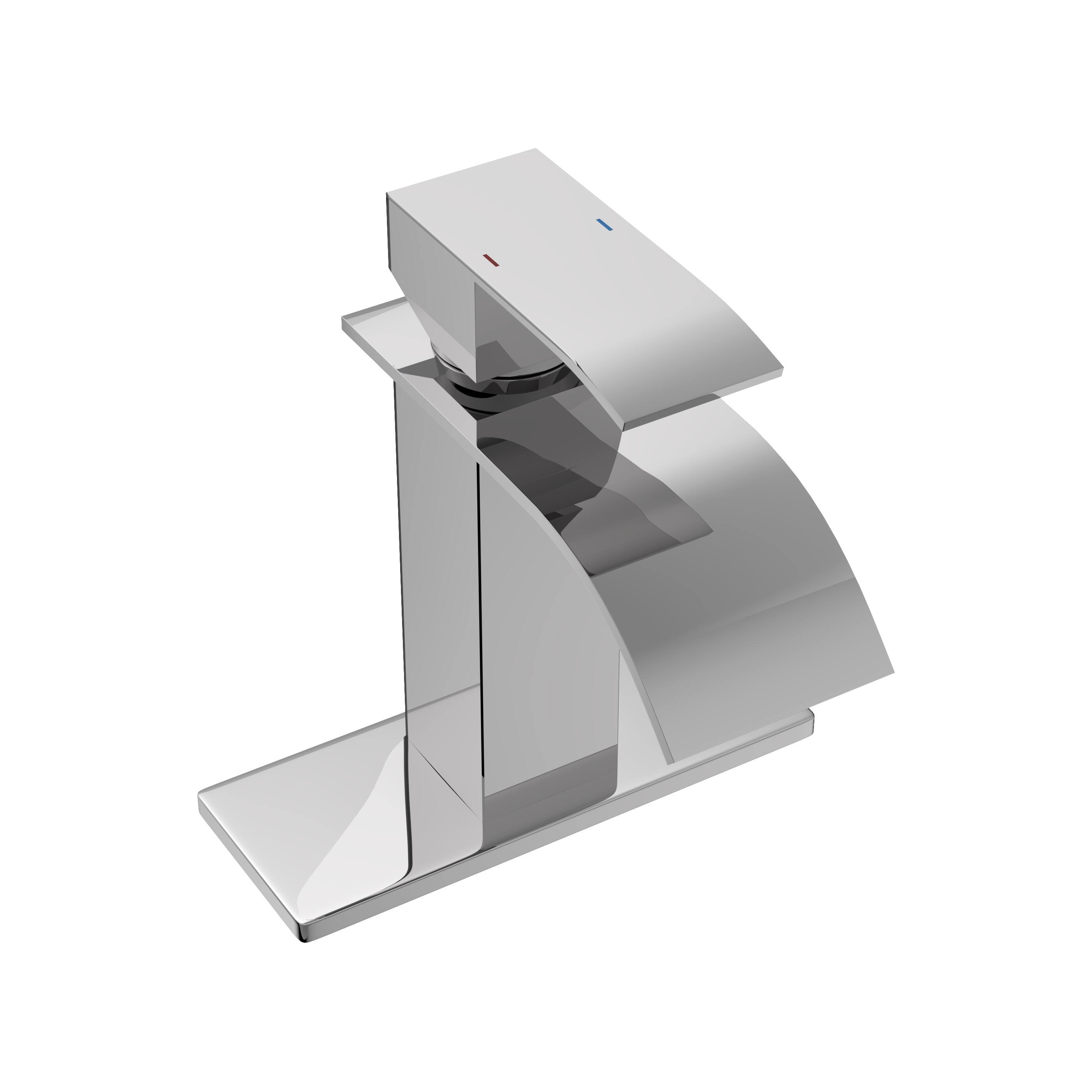 Alt View 2. Bothwa Home - Bothwa Home BF-KTDP1301-CH 6 - Inch Harlow Single Handle Bathroom Faucet in Chrome Finish - Chrome.