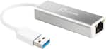 Front. j5create - USB 3.0 Gigabit Ethernet Adapter - Silver.