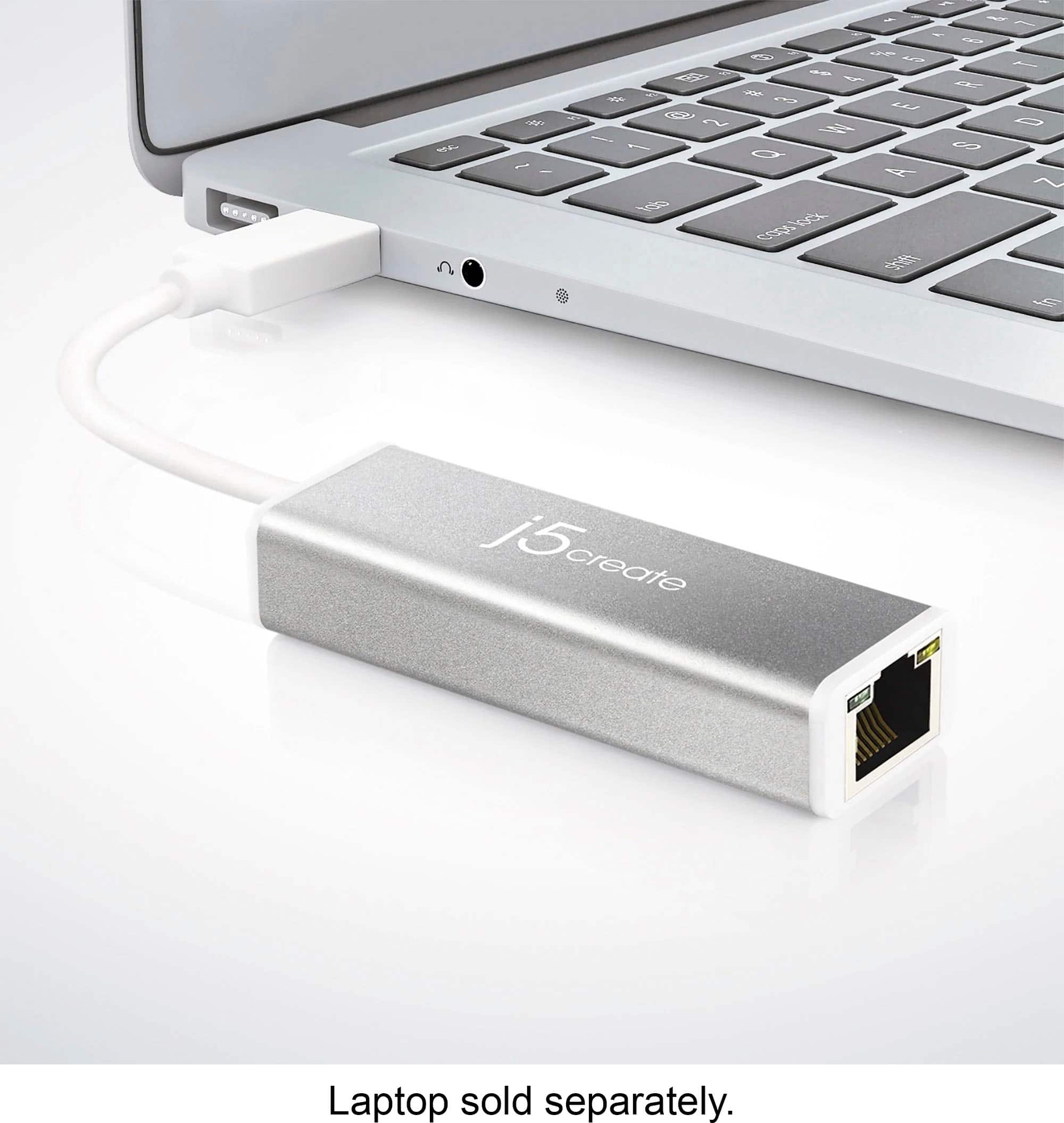 Alt View 1. j5create - USB 3.0 Gigabit Ethernet Adapter - Silver.