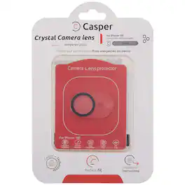 Casper - Camera Lens Protector Compatible For iPhone 16e - Crystal Full Cover - Clear/Transparent