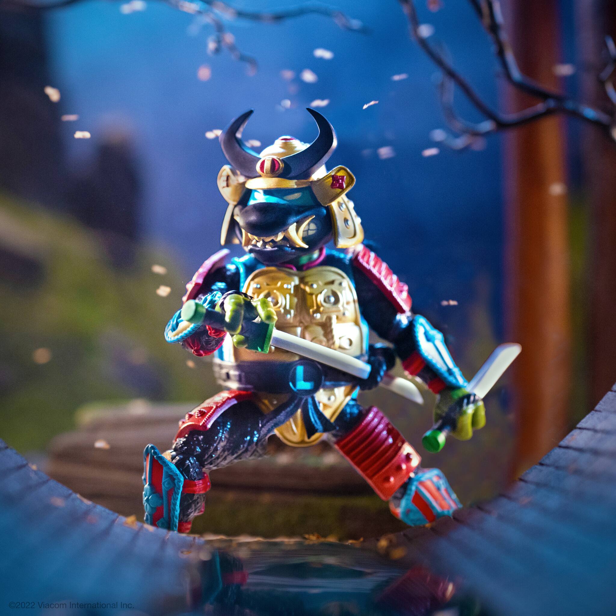 Alt View 11. Super7 - ULTIMATES! 7 in Plastic Teenage Mutant Ninja Turtles - Sewer Samurai Leonardo.