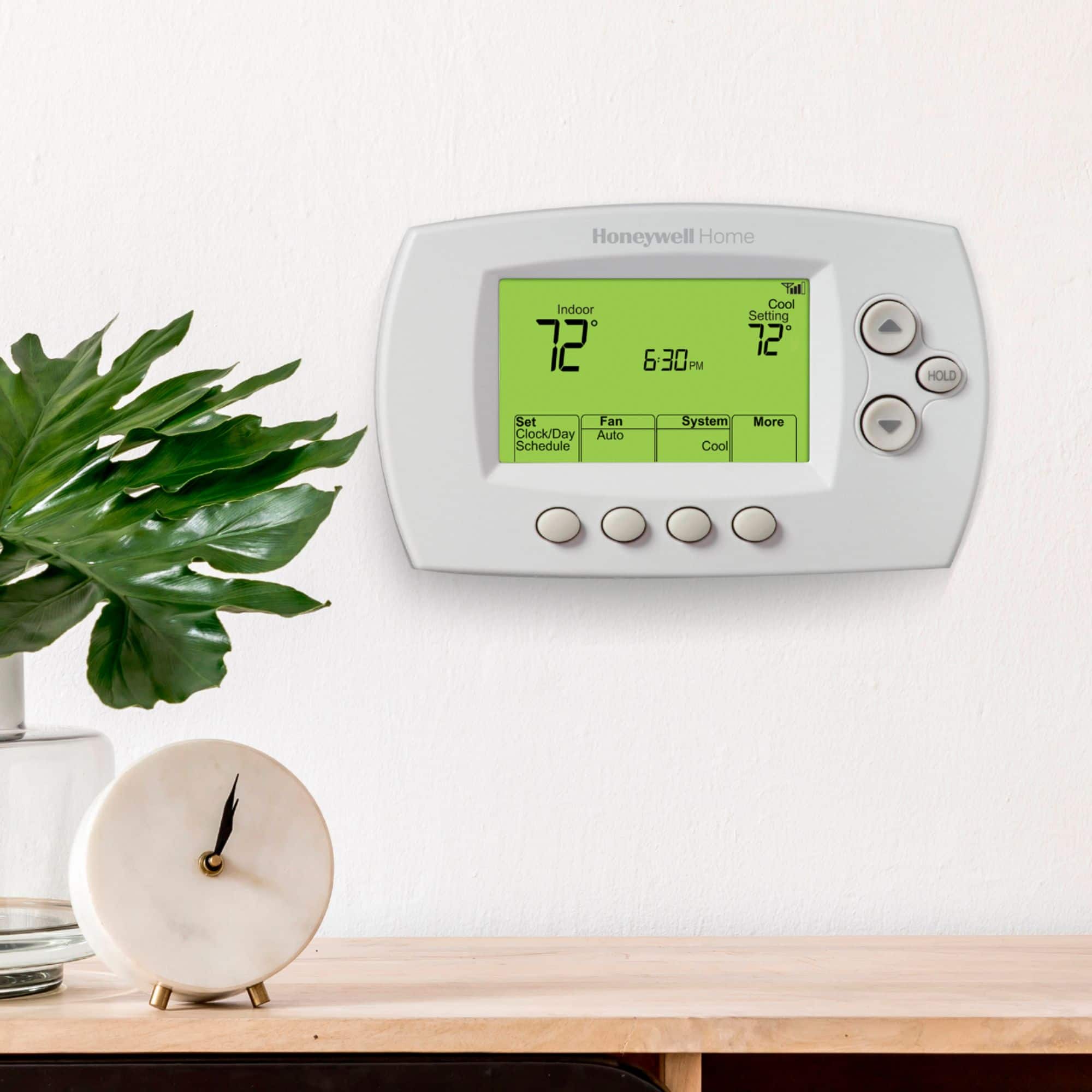 Alt View 12. Honeywell Home - 7-Day Programmable Thermostat with Wi-Fi Capability - White.