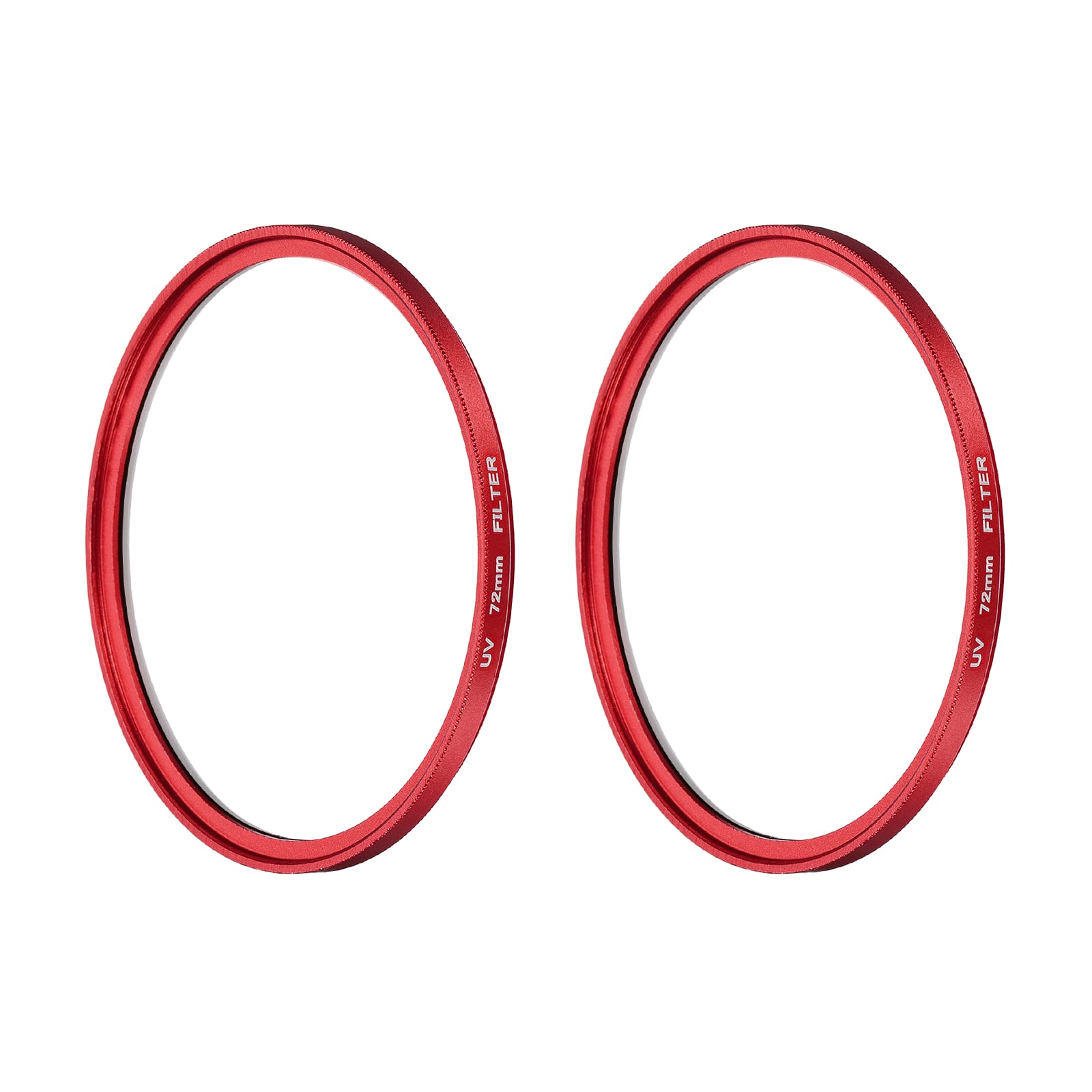 Unique Bargains - 72mm Ultra Slim Lens Filter 2pcs, Multi Coating Aluminum Circular Screw-in Protection for Photography
