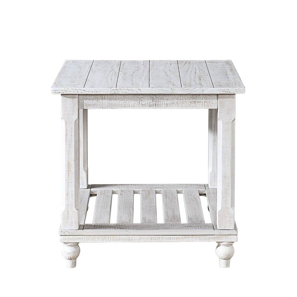 Alt View 6. New Classic Furniture - Cade 3-Piece Wood Occasional Table Set in White - White.