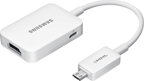 Buy: Micro USB-to-HDMI White HDTV ADAPTER, GS4