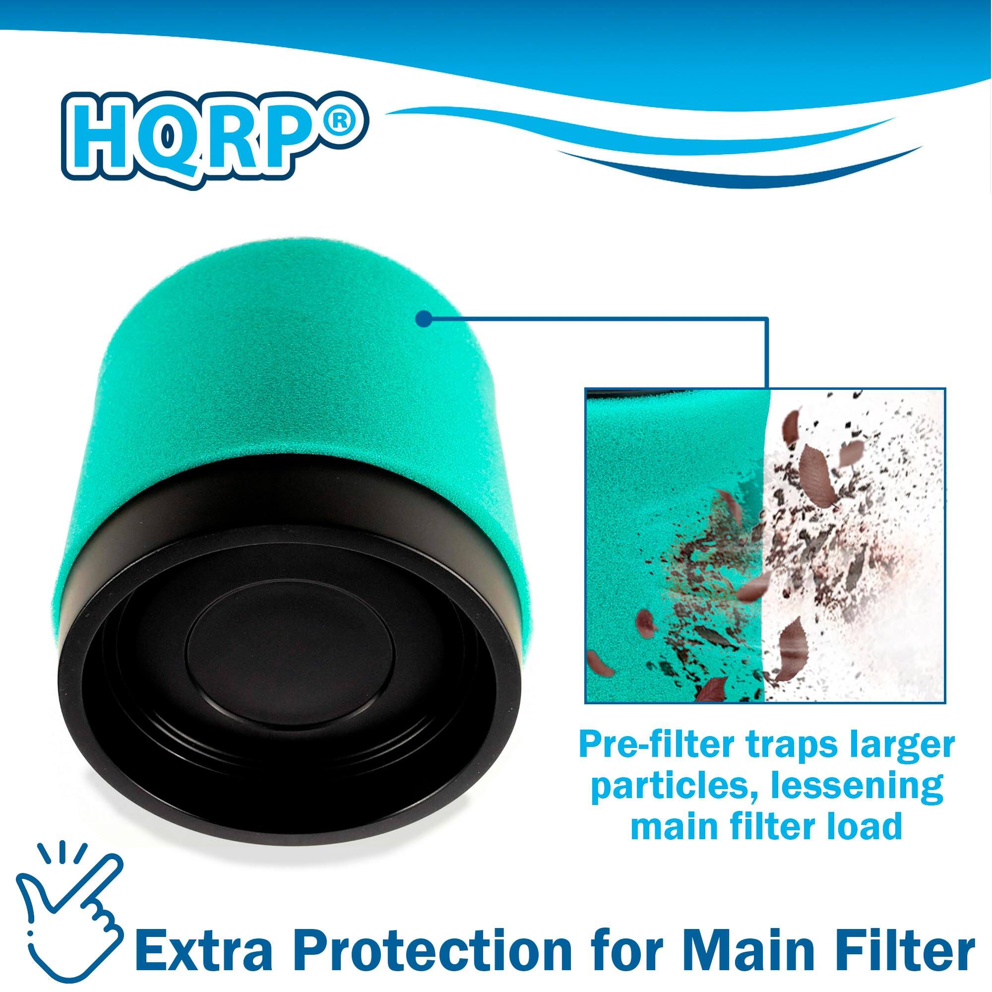 HQRP®

Pre-filter traps larger particles, lessening main filter load

Extra Protection for Main Filter