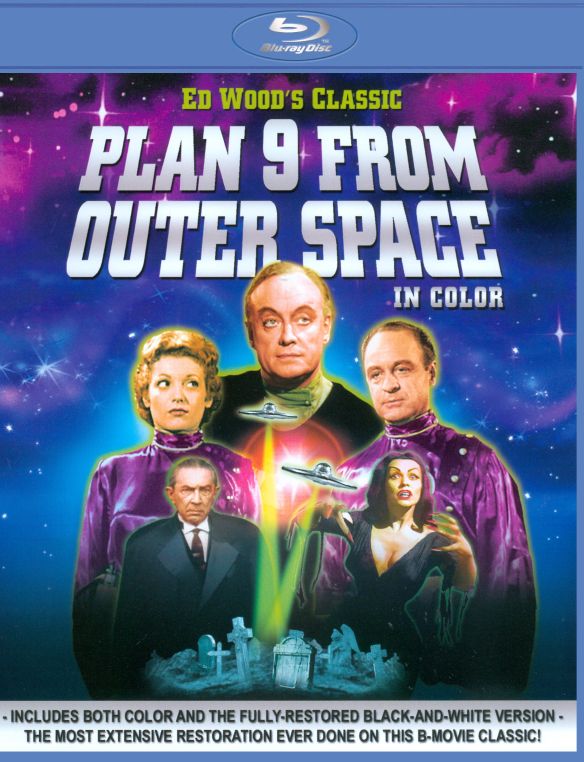  Plan 9 from Outer Space in Color [Color/Black &amp; White] [Blu-ray] [1959]
