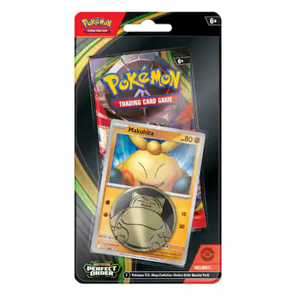 Pokémon Trading Card Game
Makuhita
80
10
30
Perfect Order
Includes: Pokémon TCG: Mega Evolution-Perfect Order Booster Pack