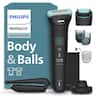 Philips Norelco - Body Groomer 7000, Men's Electric Intimate & Full Body, Dual Head Trim & Shave, Showerproof, BG7480/50 - Black