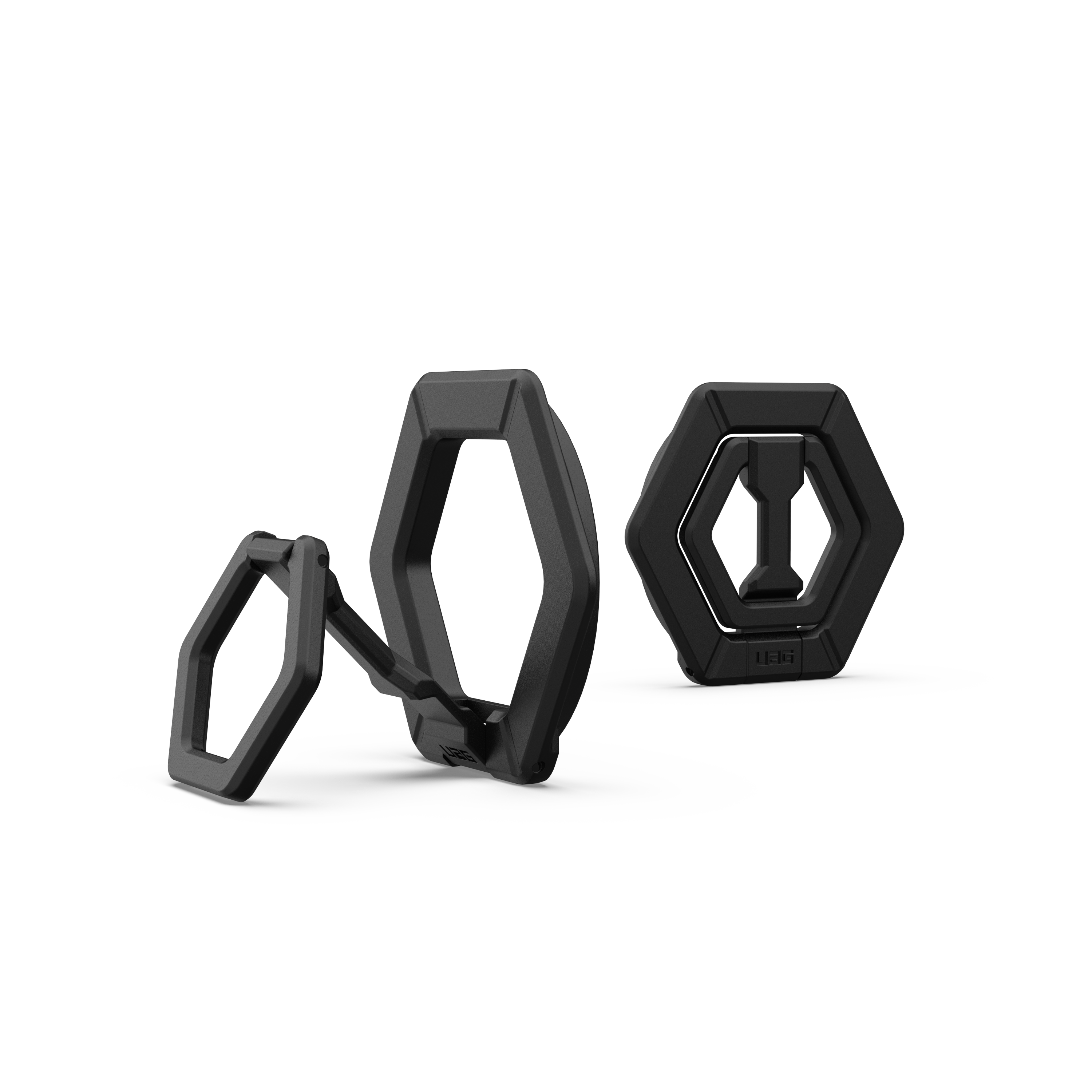 UAG - Magnetic Ring Stand - Black - Front_Zoom