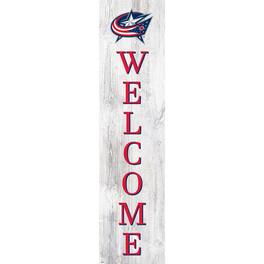 Fan Creations - Columbus Blue Jackets 48'' Welcome Leaner - Multicolor