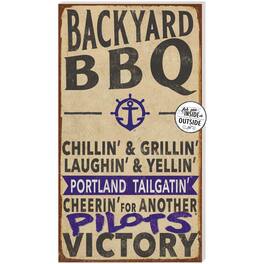 Jardine - Portland Pilots 11'' x 20'' Indoor/Outdoor BBQ Sign - Brown