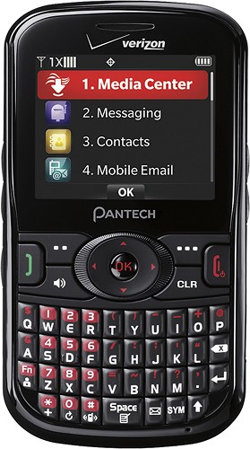  Verizon Wireless Prepaid - Pantech Caper No-Contract Mobile Phone - Black