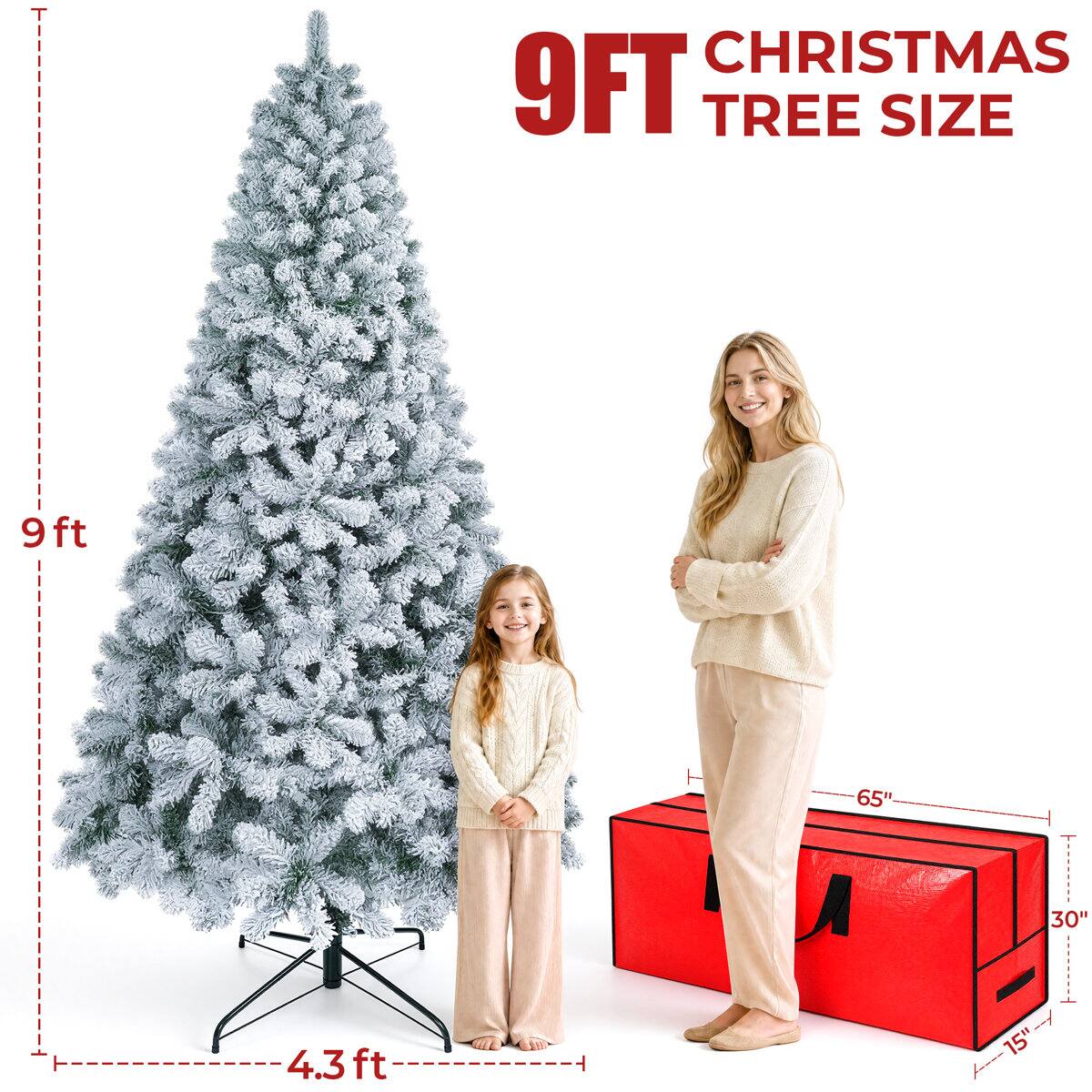 CHRISTMAS 9FT TREE SIZE

9ft
65"
30"
4.3ft
15"