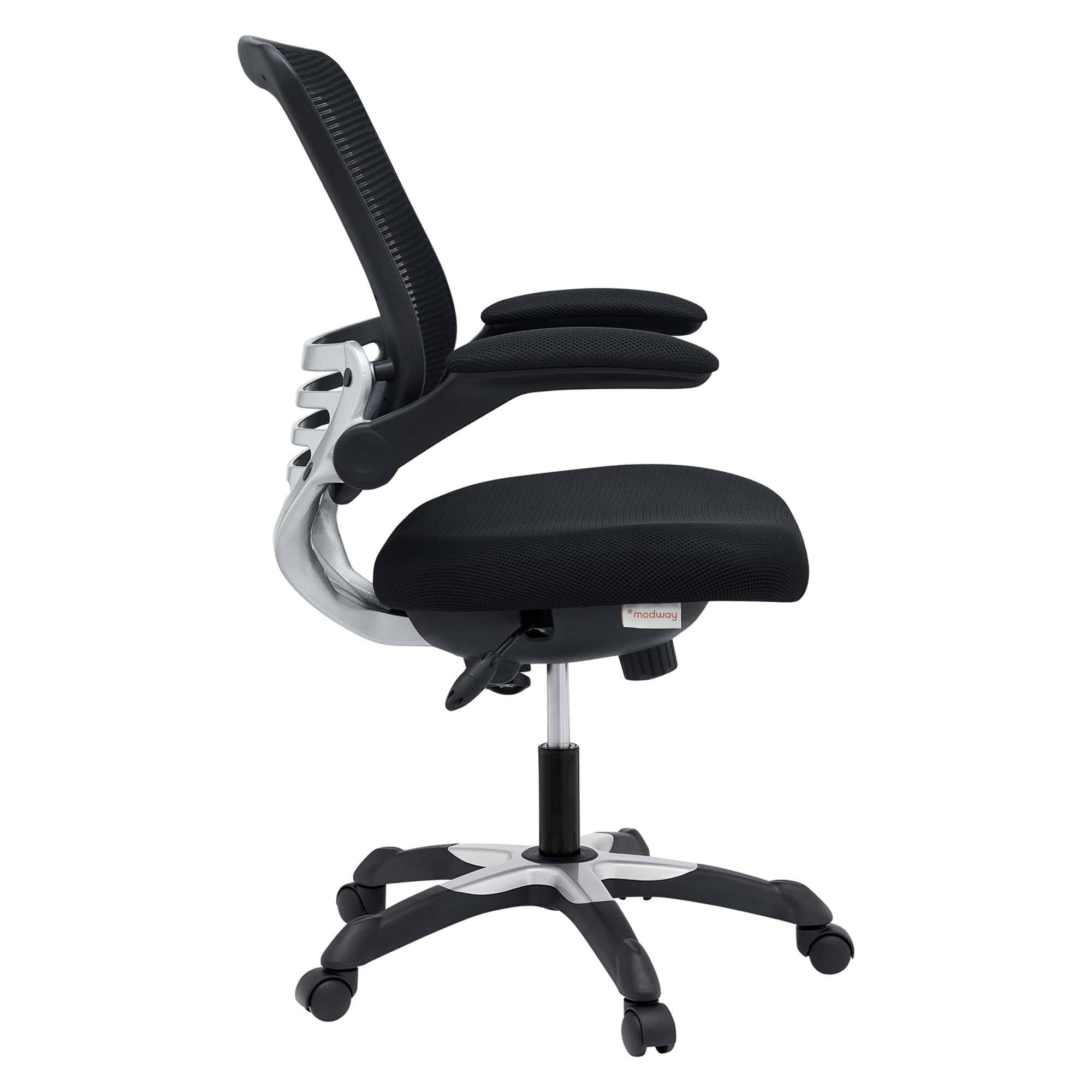 Back. Modway - Edge Mesh Office Chair by Modway - Black.