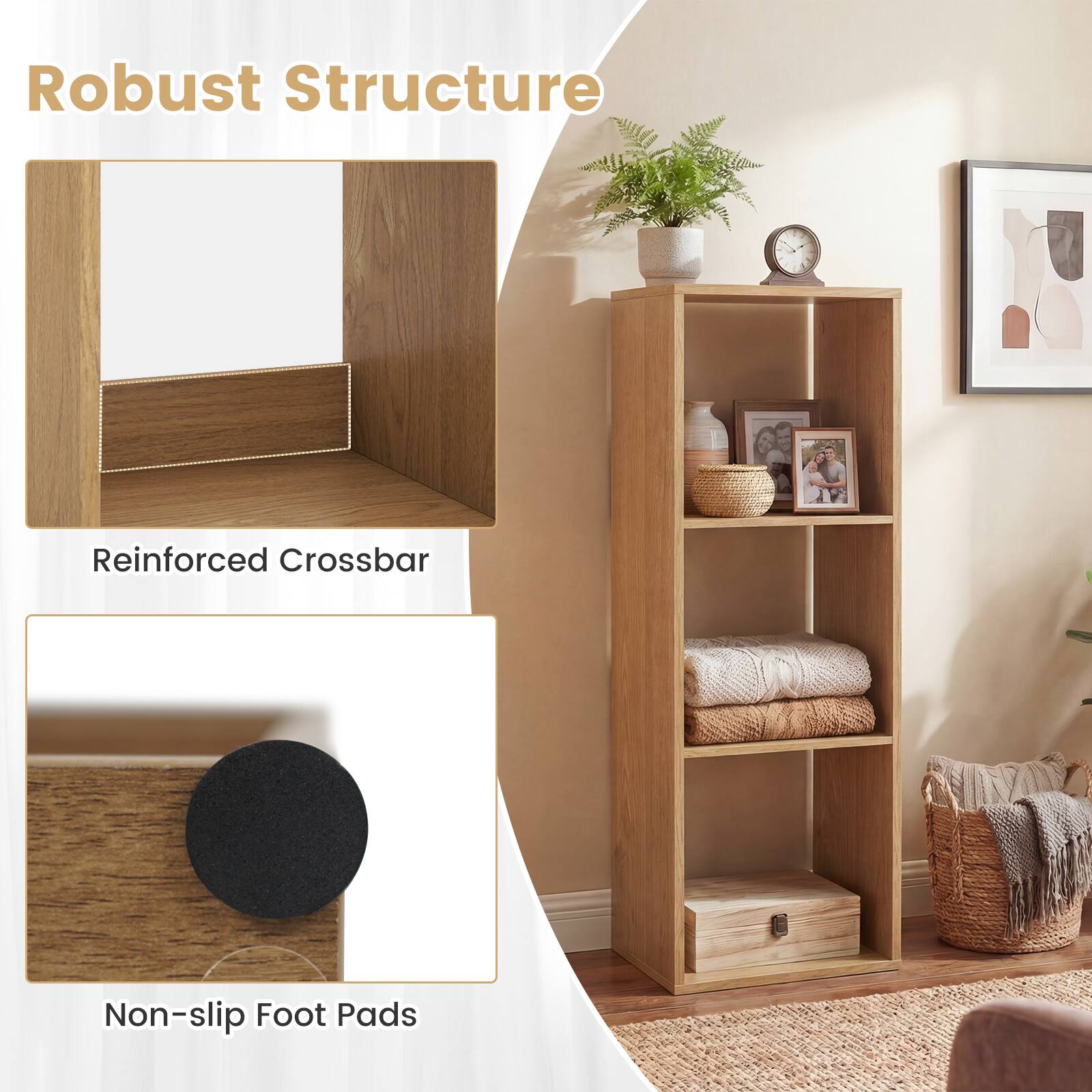 Robust Structure

Reinforced Crossbar

Non-slip Foot Pads