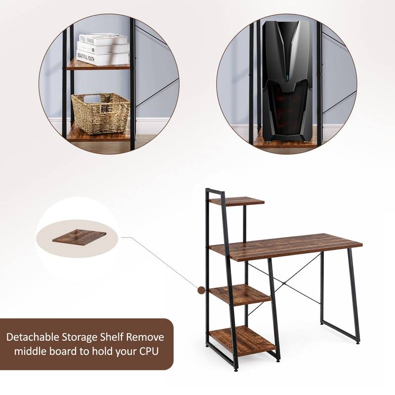 T 5 BTRL  
Detachable Storage Shelf  
Remove middle board to hold your CPU