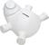 Front Standard. Quirky - Porkfolio Smart Piggy Bank - White.