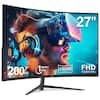 27", 1 MPRT, 200Hz, 1ms, 1500R, FHD, 1920X1080