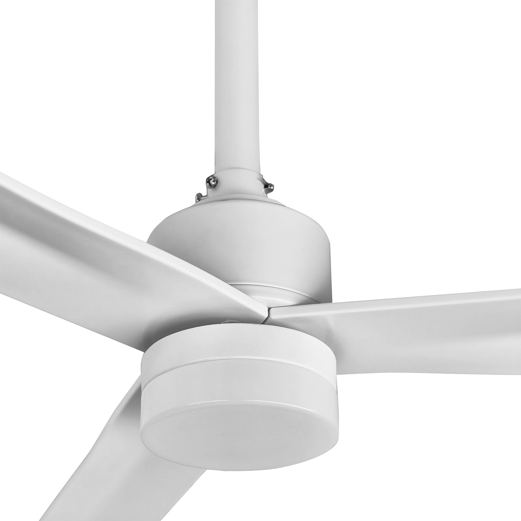 Alt View 7. Parrot Uncle - 50" Modern White 3CCT Integrated LED Ceiling Fan with Light and Remote - White.