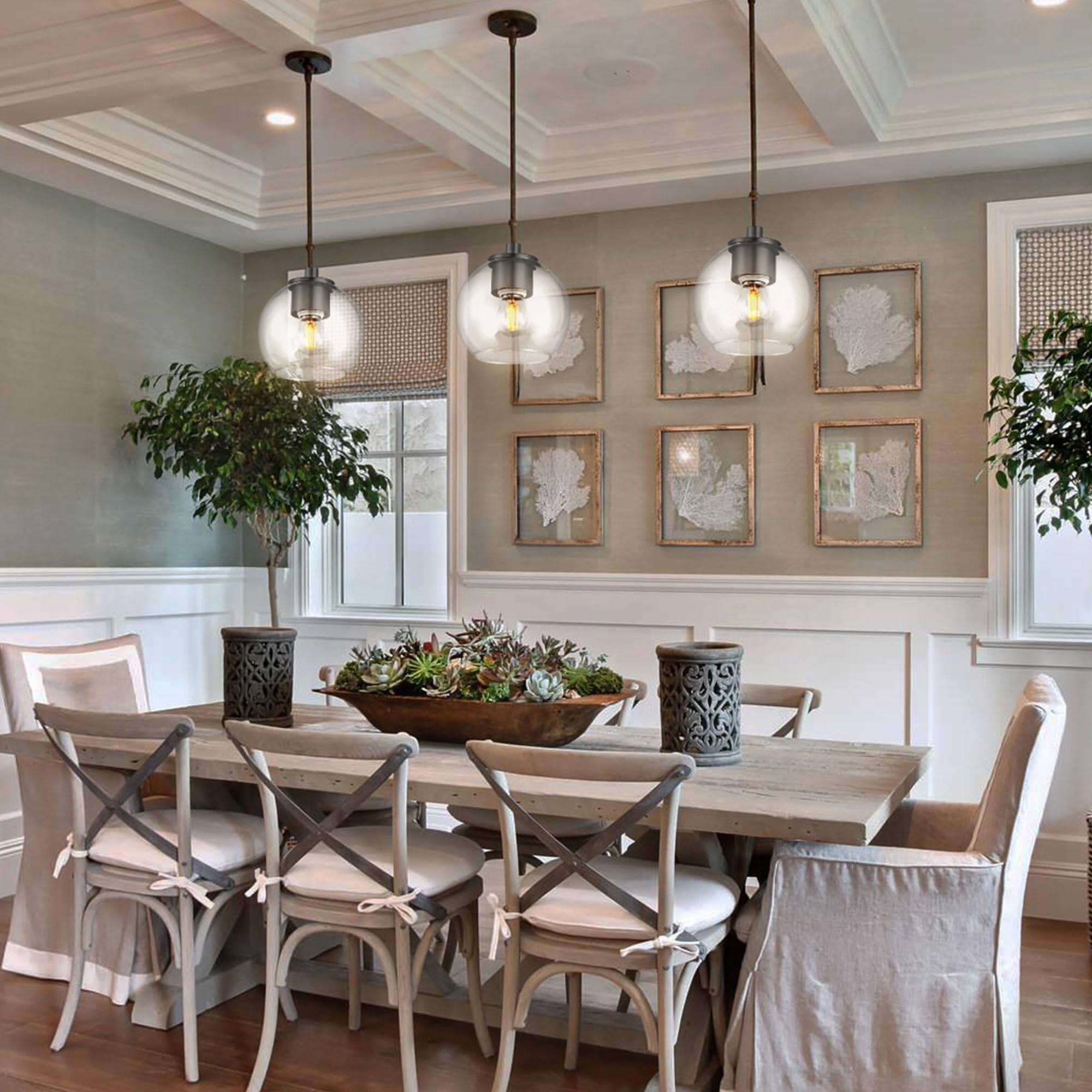 Alt View 1. Comfort Essence - Pack Clear Glass Shade Replacements Globe Lamp Covers For Light Fixtures Inch Fitter Globes Lampshades Wall - White 2-PACK.