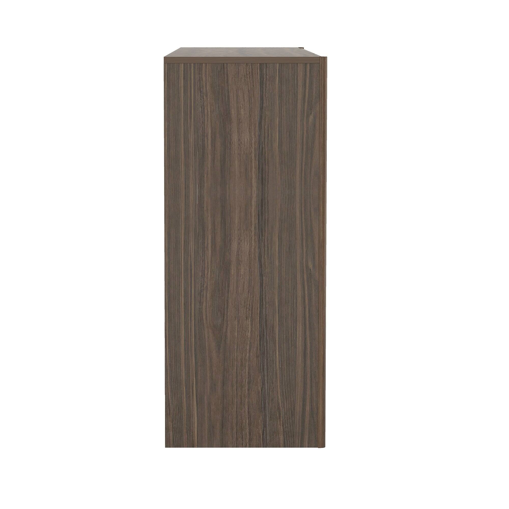 Alt View 3. Manhattan Comfort - Linda Modern Console Table - Walnut Brown.