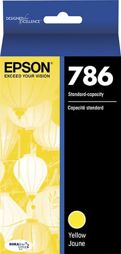 Epson - 786 Ink Cartridge - Yellow - Larger Front